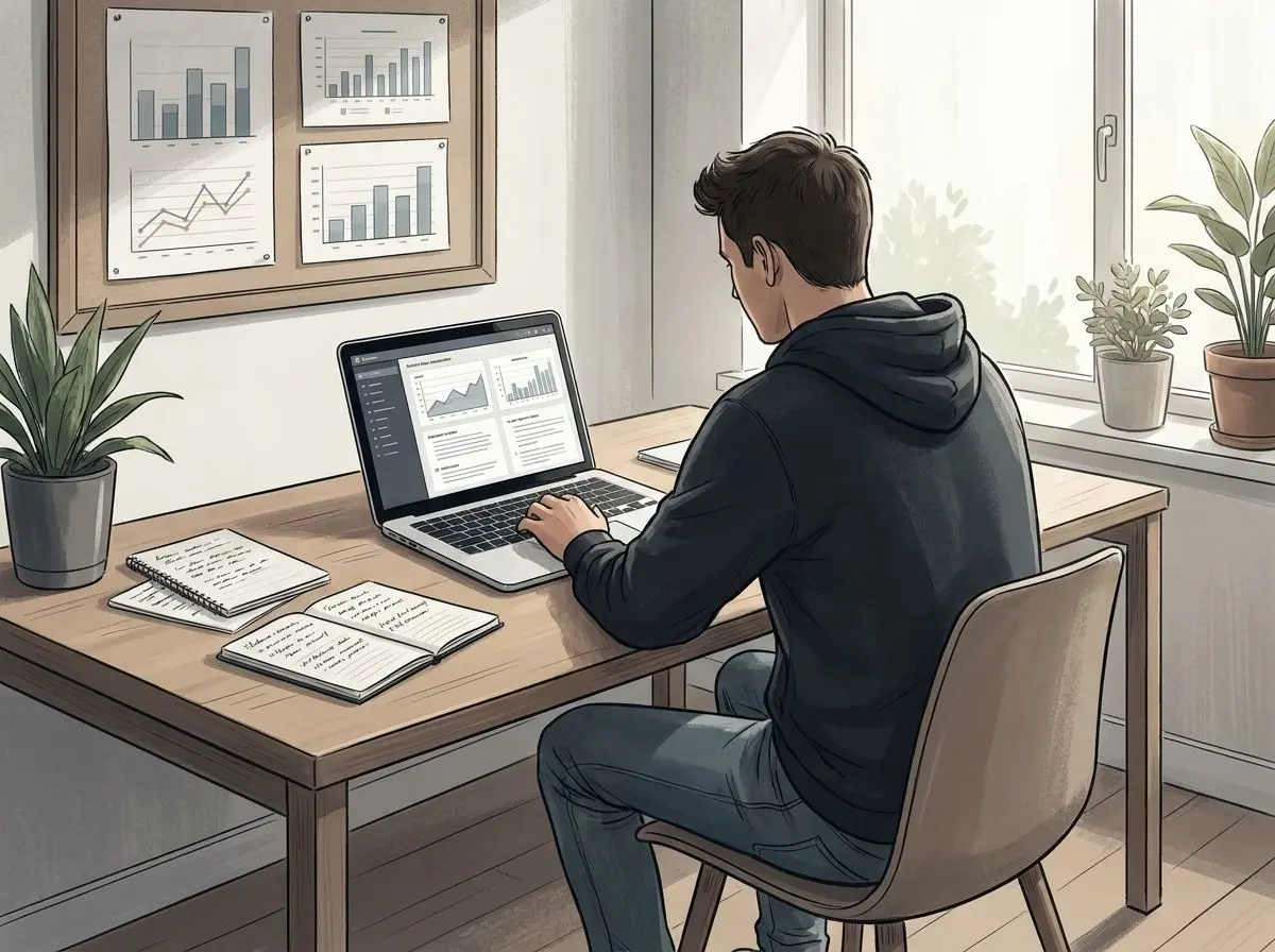 Ilustrační profil analytika online bonusových nabídek